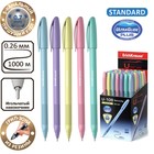 Ручка шариковая ErichKrause U-109 Pastel Stick&Grip, узел 1.0 мм, чернила синие, резиновый держатель, супермягкое письмо, длина линии письма 1000 метров 9521756 - фото 12593249