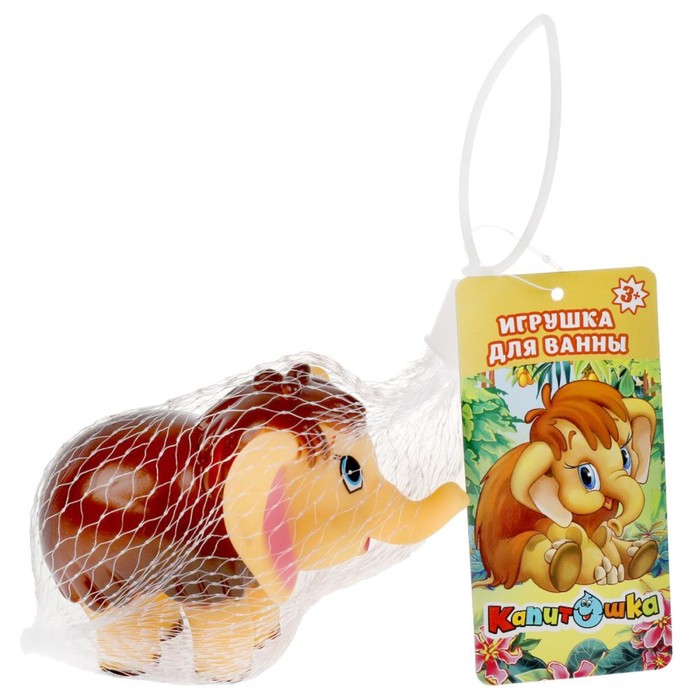 Игрушка для ванны «Мамонтенок» с пищалкой 60799