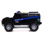 Машина пластиковая «Броневик полиция», 18 см, свободный ход, свет, звук 9519943