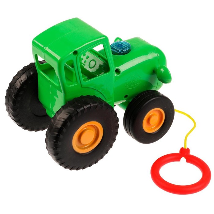 Музыкальная каталка «Синий трактор», 30 песен, загадок, звуков, зеленый 60805