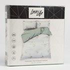 Постельное бельё LoveLife дуэт "Wildflowers" 143х215см-2шт, 225х240см, 50х70см-2шт, 100% хлопок, сатин, 125г/м² - Фото 5