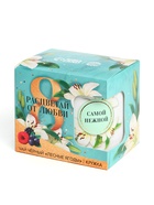 Подарочный набор «Расцветай от любви. 8 марта», чай чёрный с лесными ягодами 50 г, кружка - Фото 2