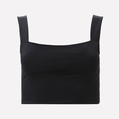 Топ женский MINAKU: Basic line, чёрный, кулирка, размер 40