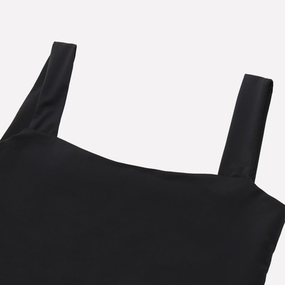 Топ женский MINAKU: Basic line, чёрный, кулирка, размер 40