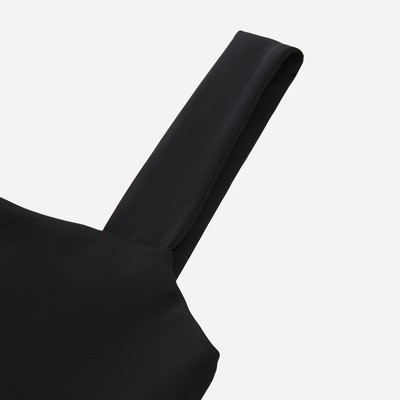 Топ женский MINAKU: Basic line, чёрный, кулирка, размер 40