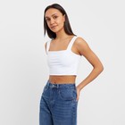 Топ женский MINAKU: Basic line, белый, кулирка, размер 42 - фото 26104390