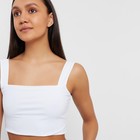 Топ женский MINAKU: Basic line, белый, кулирка, размер 46 - фото 26104408