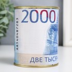 Копилка-банка металл "Две Тысячи рублей" - фото 9272691