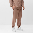 Брюки мужские спортивные MINAKU, размер 46, тёмно-бежевые - Фото 1