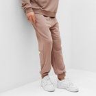 Брюки мужские спортивные MINAKU, размер 48, темно-бежевые - Фото 3