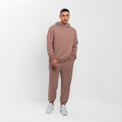 Брюки мужские спортивные MINAKU, размер 52, тёмно-бежевые