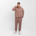 Толстовка мужская MINAKU: Casual Collection цвет темно-бежевый, р-р 46 - Фото 4