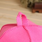 Шапка для бани "Кокетка" розовый - Фото 3