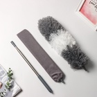 Щётка для пыли, плоская насадка 40×7.5 см, пушистая насадка 41×13 см, телескопическая ручка 230 см - Фото 17