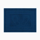 Полотенце махровое для ног 50х70см, синий 100% хлопок, 400 г/м - Фото 2