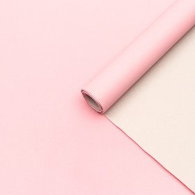 Бумага   крафт двустороняя, серый-розовый ,0,68 х 10 м