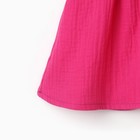 Комплект для девочки (блузка, шорты) MINAKU цвет фуксия, рост 128 - Фото 11