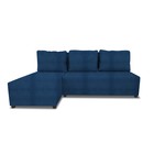 Угловой диван «Алиса», еврокнижка, велюр bingo, цвет denim - Фото 3
