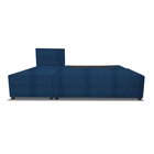 Угловой диван «Алиса», еврокнижка, велюр bingo, цвет denim - Фото 4