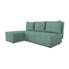 Угловой диван «Алиса», еврокнижка, велюр bingo, цвет mint - Фото 1