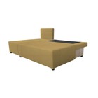 Угловой диван «Алиса», еврокнижка, велюр bingo, цвет mustard - Фото 2