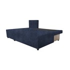 Угловой диван «Алиса», еврокнижка, велюр dakota, цвет denim - Фото 2