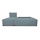 Угловой диван «Алиса», еврокнижка, рогожка solta, цвет navy - Фото 5