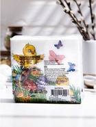 Салфетки пасхальные бумажные «Цыплята», 1 слой, 24х24 см, 40 шт - Фото 2