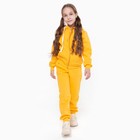 Костюм для девочки (джемпер/брюки), цвет жёлтый, рост 128 см 9499564 - фото 14157710