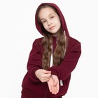 Костюм детский (джемпер/брюки), бордовый, рост 152 см - Фото 8