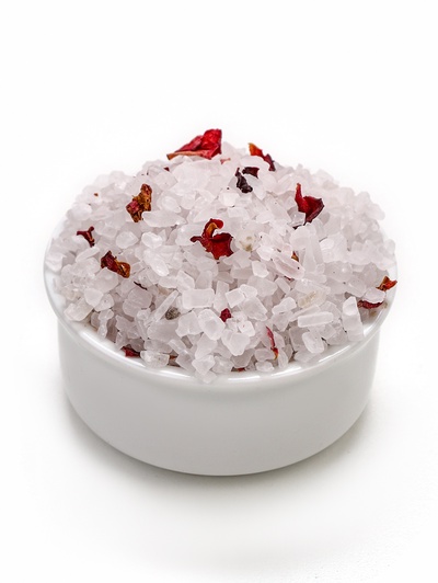 Соль для ванны «С праздником 8 марта», с лепестками розы, 150 г, Чистое счастье