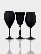 Набор бокалов для вина «Магнолия», 350 мл, хрустальное стекло, чёрный - Фото 3
