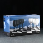 Набор бокалов для вина «Магнолия», 350 мл, хрустальное стекло, чёрный - Фото 8