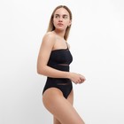 Купальник женский слитный, цвет чёрный, размер 44 (40) - Фото 7