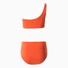 Купальник женский раздельный, цвет оранжевый, размер 48 (42) - Фото 9