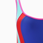 Купальник женский слитный, цвет васильковый, размер 48 (42) - фото 49432553