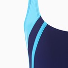 Купальник женский слитный, цвет голубой, размер 44 (38) - Фото 2
