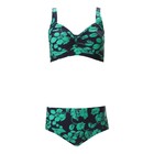 Купальник женский раздельный, цвет зелёный, размер 56 9517726