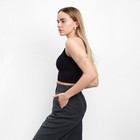 Топ женский, цвет чёрный, размер ONE SIZE (42-46) - Фото 4