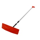 Скребок для уборки снега с крыши, ковш 400×145 мм, пластик, телескопическая ручка 193-640 см, металл - Фото 6