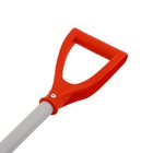 Скребок для уборки снега с крыши, ковш 400×145 мм, пластик, телескопическая ручка 193-640 см, металл - Фото 11