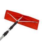 Скребок для уборки снега с крыши, ковш 400×145 мм, пластик, телескопическая ручка 193-640 см, металл - Фото 9