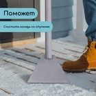 Скребок, ширина 20 см, с металлическим черенком - фото 42953953