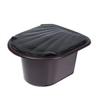 Ведро-туалет 11 л, коричневый - Фото 3