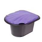 Ведро-туалет 11 л, коричневый - Фото 5