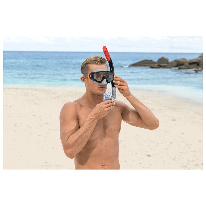 Набор для плавания Spark Wave Snorkel Mask (маска,трубка) от 14 лет, цвета микс 24068 - фото 1911893567