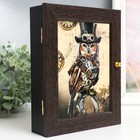 Ключница "Стимпанк" 17х22 см,венге МИКС - фото 22058183