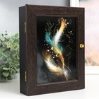 Ключница "Перья" 17х22 см,венге - фото 22578306