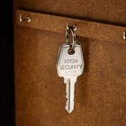 Ключница "Перья" 17х22 см,венге - фото 22578308