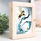 Ключница "Конь" 17х22 см,мол.дуб - фото 22058195